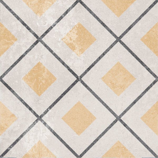 Picture of Cuadra Yellow Matt Tile 18.6x18.6 cm