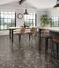 Picture of Azzora Black Matt Terazzo Effect Tile 60x60 cm