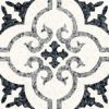 Picture of Marrakesh Black & White Matt Tile 19.7x19.7 cm