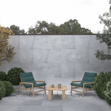 Show details for Boston Light Grey Matt Concrete Effect Tile 59.7x59.7 cm Picture of Boston Light Grey Matt Concrete Effect Tile 59.7x59.7 cm