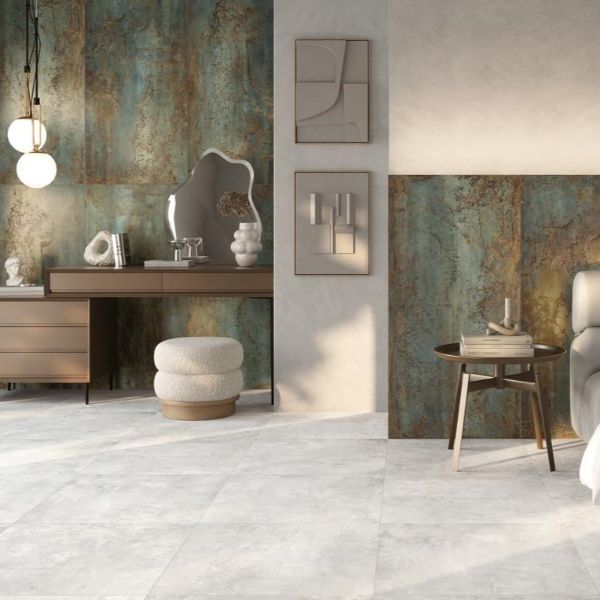 Picture of Metallica White Matt Tile 60x120 cm